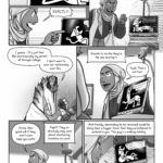 Bip's avatar leans its head on one hand, irritated eyebrow quirked. Bip: Sooo... if it's only a week, then why not just fire him? Idrisah scowls, whips around, and jabs a finger at the tablet, startling Bip. Idrisah: EXACTLY! She turns away from Bip, who realizes with trepidatious relief that they aren't the target of her righteous anger. Idrisah: Talita, you can't let them ignore this just because BASIC accountability would take SLIGHTLY more effort than sitting on their ass doing NOTHING! Talita: I guess… It's just that Mel was basically my parent all through college. I don't want to sour our relationship over this… Bip: Sounds to me like they're the one souring it. Idrisah: Yeah! That's not fair! Screw their good will if they won't even keep you safe! Bip turns the webcam's swivel motor to look at Idrisah and leans their avatar her way. Bip: Right? They so obviously only care about maintaining business as usual. And frankly, demanding he be removed would be doing them a bigger favor than they've bothered to extend to you. This guy's a walking liability. Idrisah: Oh, absolutely! At this point they've given you no reasonable options besides upsetting them!