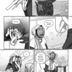 Talita grips her neck, horrified. Talita: What?? Cheevwut: Mel wanted it to be a surprise. Looks like it worked. Talita slumps on top on the cubicle wall, holding her head and staring off into space, dazed. Cheevwut seems amused by her anguish. Cheevwut: Haw haw. Idrisah: Are you… alright? Talita: I– Idrisah's computer, which isn’t packed yet, begins to ring. It's a call from someone named "Ranni Powell." Cheevwut leans over to peek at the monitor. Cheevwut: You're getting a call from the orbital station? Weird. They only do that for urgent stuff.