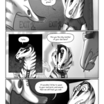 Verengt: Your mechanics team is helping us change our suits for ground work. Talita's face lights up a little for the first time in the conversation. Talita: Oh! That’s great! Verengt glances around, uncertain. They turn back to Talita, eye wider, lip corner tightened, and trunk angled to speak to her more quietly. Verengt: Talita… Are you the only member of your clan here? The light drains from Talita's face, overtaken by dread. Verengt: I would like to speak to your matriarch and assure them we will treat you as they would.